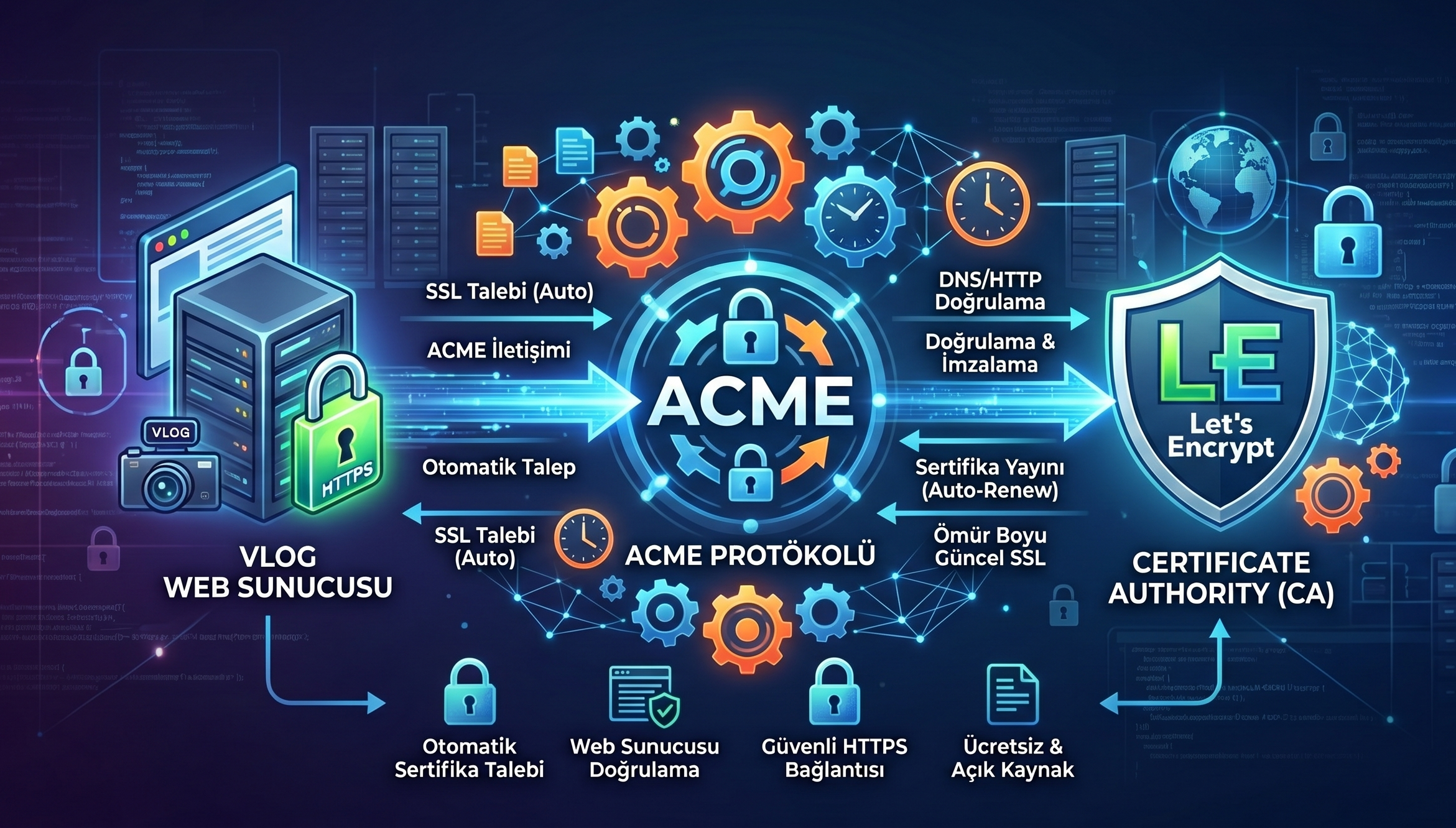 ACME Protokolü Nedir? Let’s Encrypt’in Arkasındaki Otomasyon Büyüsü